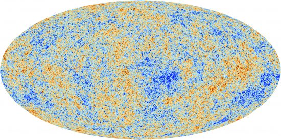 Figure 1: The Cosmic Microwave Background (CMB) as seen by the Planck satellite. Credits: ESA and the Planck Collaboration.